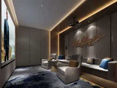 HOME CINEMA 3D model