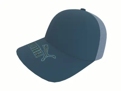 Baseball Cap 3D model 7