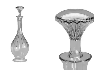 Wine Glass Decanter 3D model