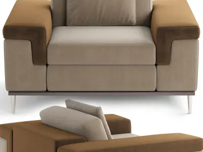 MD Luxury Arm Chair 001 3D model