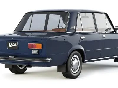 VAZ Lada 21011 1974 3D model