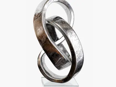 Abstract statuettes 01 3D model