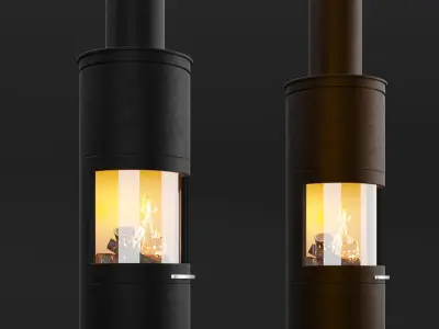 Fireplace 01 3D model