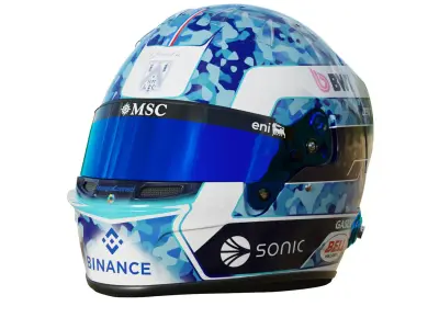 F1 Pierre Gasly Helmet 2025 3D model