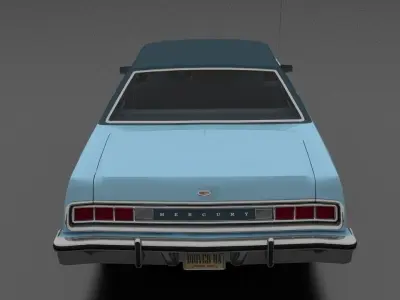 Marquis 2dr 1974 Low-poly 3D model