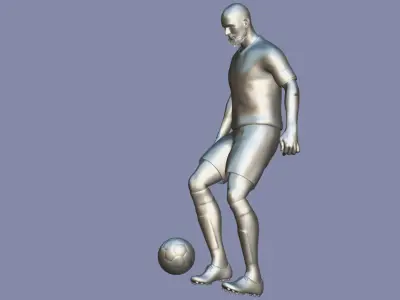 Karim Benzema 3D model