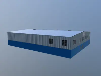 Hangar 3D model