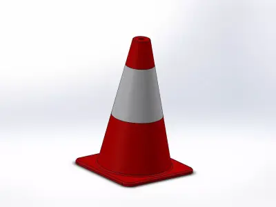 Traffic Cone 3D print model 3D print model