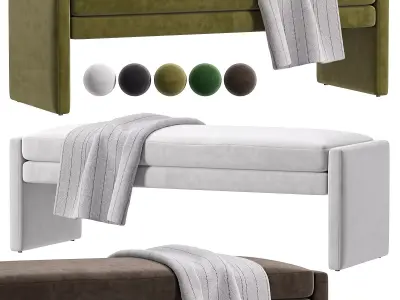 ANGLE Bench By TRNK 3D model