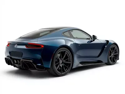 Sleek Urban Sports Car model pack Low-poly 3D model