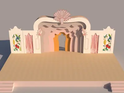 Artist Stage 3D model