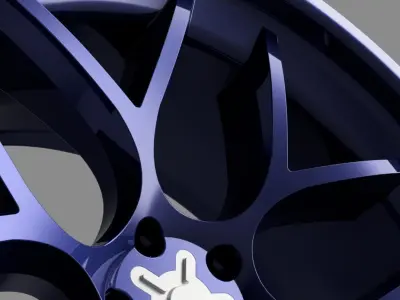 car rim 3D model 30