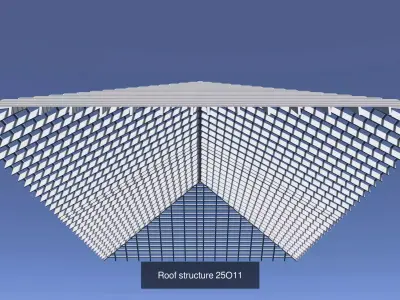 Roof structure 3D Model Collection