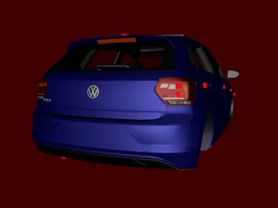 Volkswagen Polo 2018 3D model