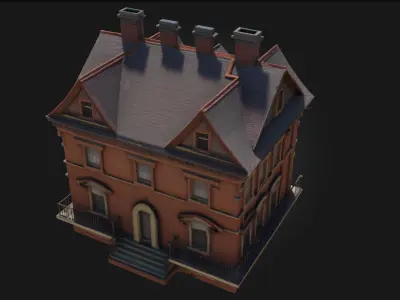 Victorian Elegance  Refined Architecture from a Regal Era 3D model