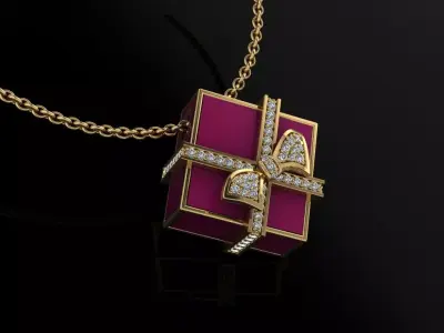 Gift Pendant 3D print model purchase