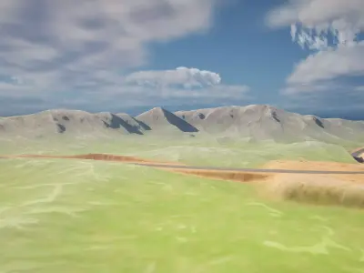 Free Terrain 002 Free 3D model