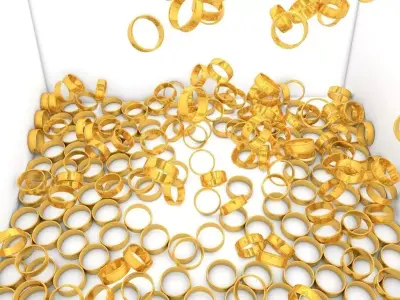 Ring gold Free 3D model