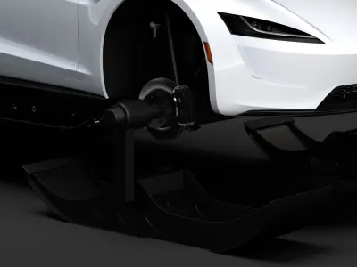 Tesla Roadster  Ski 2018 3D model