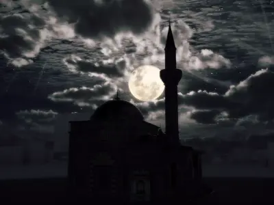 Ancient Mosque Low-poly 3D model