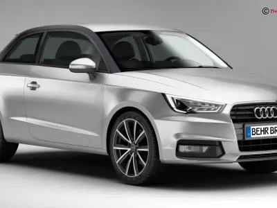 Audi A1 2015 3D model