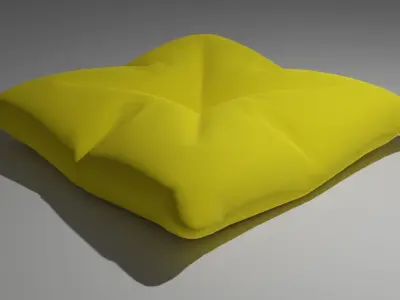 pillow Low-poly 3D model