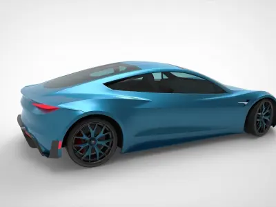 Tesla Roadster 2020 3D model