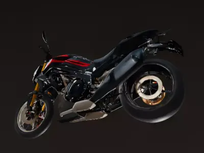 Street Motorcycle 3D model