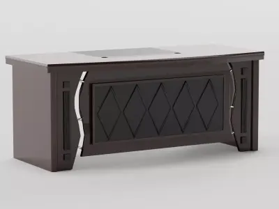 Luxury  office desk  3D model
