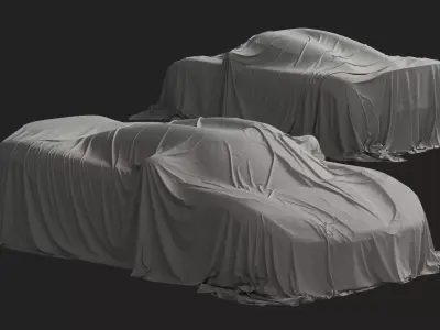 Sportcar Cover 05 3D model