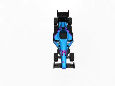 Formula Car 3D model