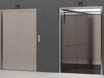 Elevator Kone MonoSpace 700 - KDS 50 3D model