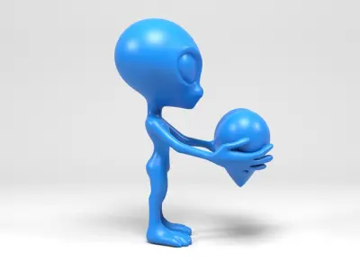 Loving Alien 3D print model