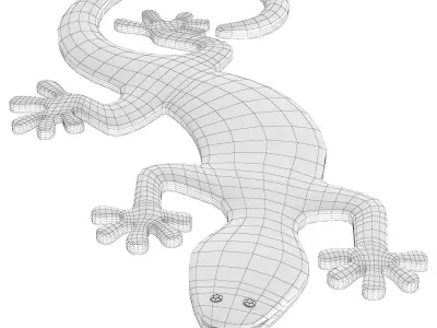 Decor Gecko 3D model