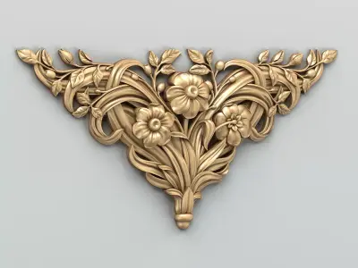 Corner decor 028 3D model