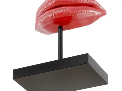 Figurine red lips 02 3D model
