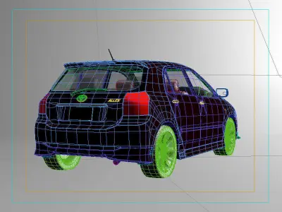 Toyota Allex full option full 3D model