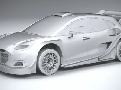 Puma M-Sport WRC Hybrid Rally1 2022 3D model