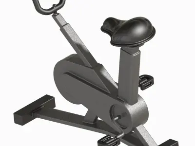 Gym Fitness Cycling Machine 3D print model