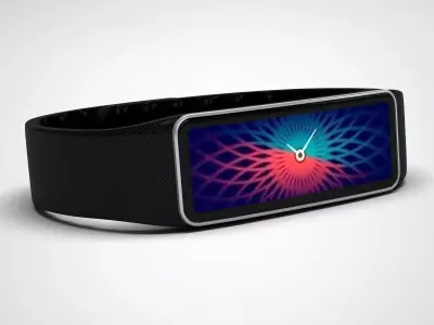 Samsung Galaxy Gear Fit Black 3D model