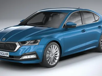 Skoda Octavia Sedan 2020 3D model
