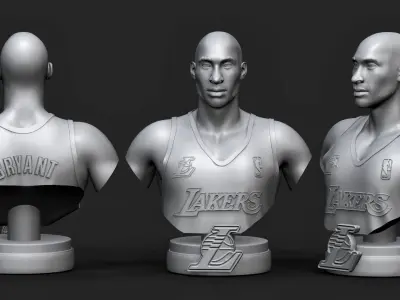  Kobe Bryant 3D Printable  3D print model
