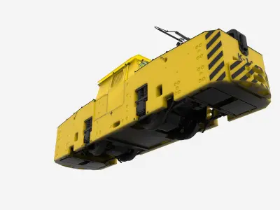Electric locomotive K14 3D print model