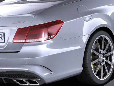 Mercedes-Benz E63 AMG Convertible 2015 VRAY 3D model