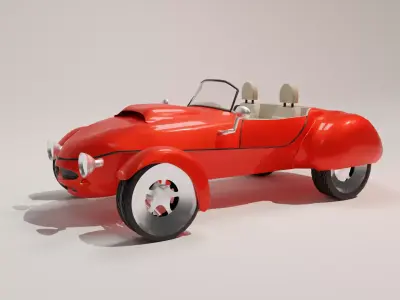 Panoz AIV roadster 1997 Low-poly 3D model