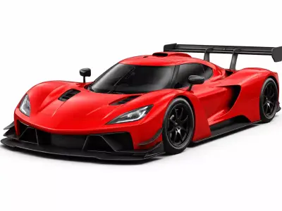  GT style race car  3D print model