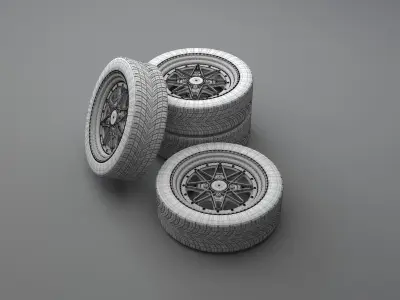 work wheels equip 3 3D model