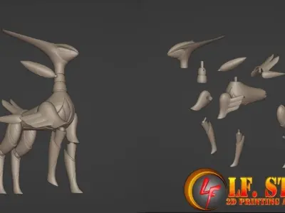 Pokemon Iron Leaves 3D model