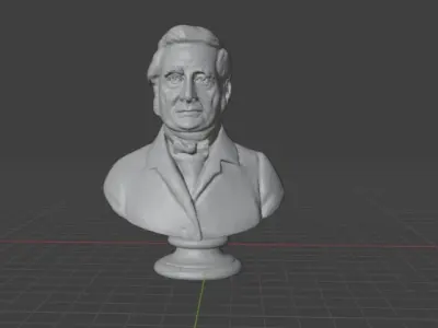 George Stephenson 3D print model