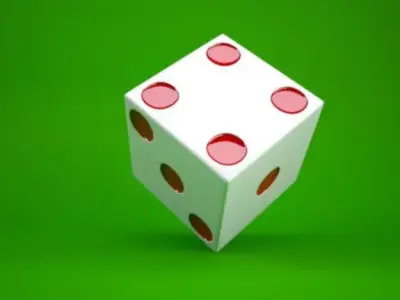 simple dice 3D model